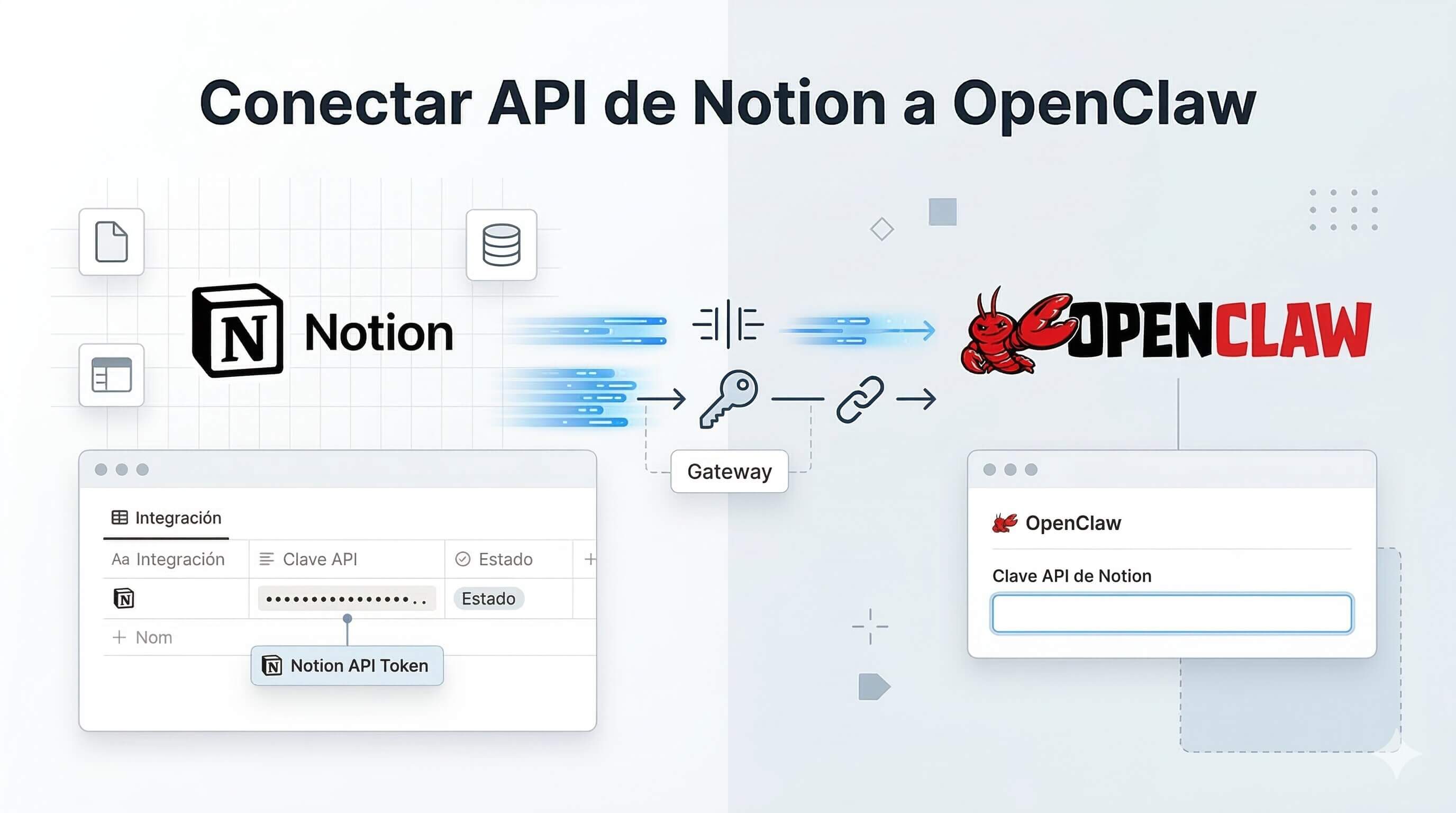 Conectar API de Notion a OpenClaw: Dale ojos a tu agente para leer tus notas 🦞📝